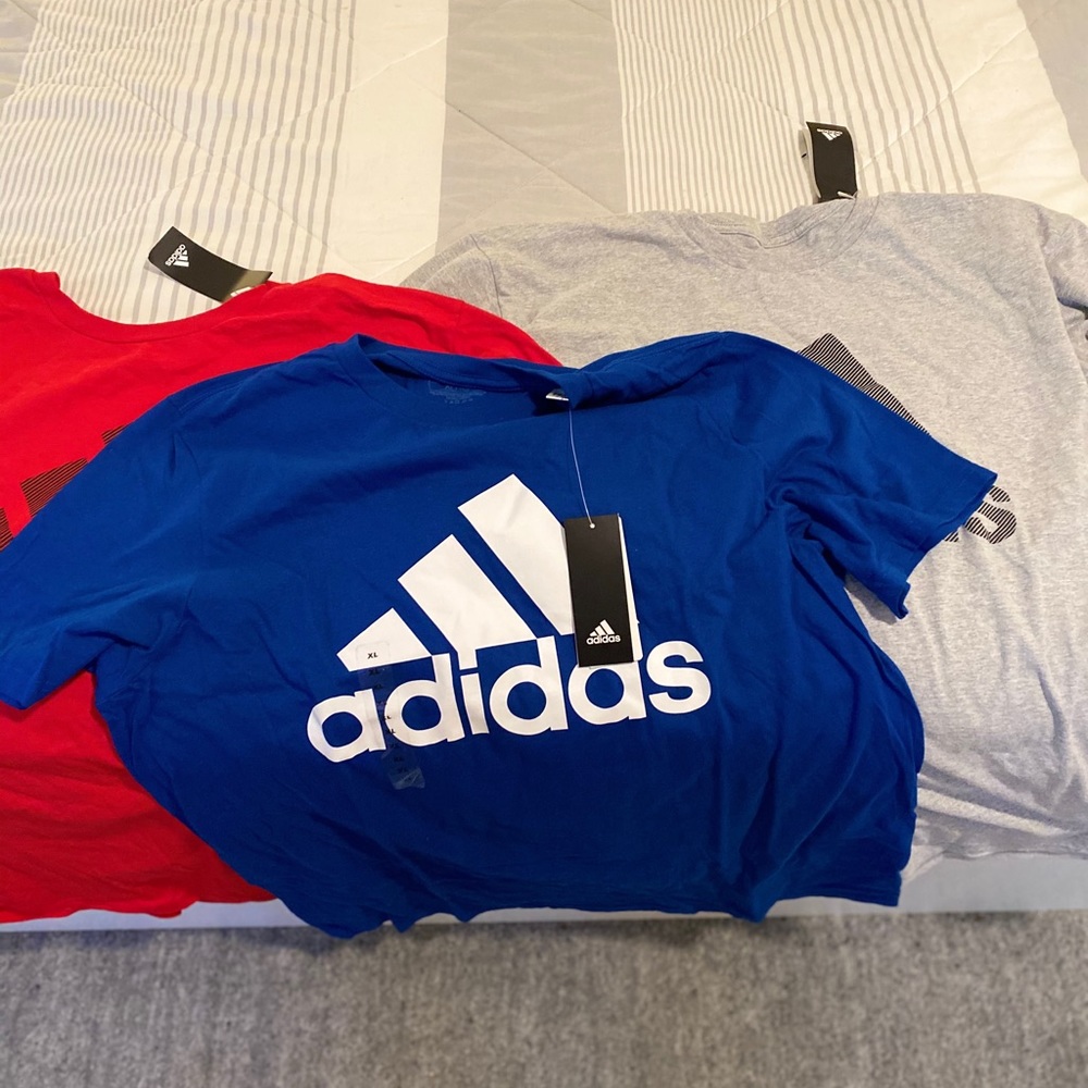 Adidas bundle Shirts NEW with tags never wornXL!!